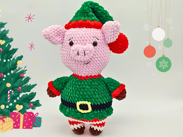 Jingles the Elf Pig Mashup