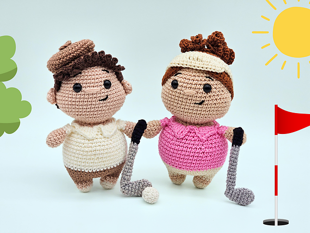 Percy & Penny the Chunky Golfers