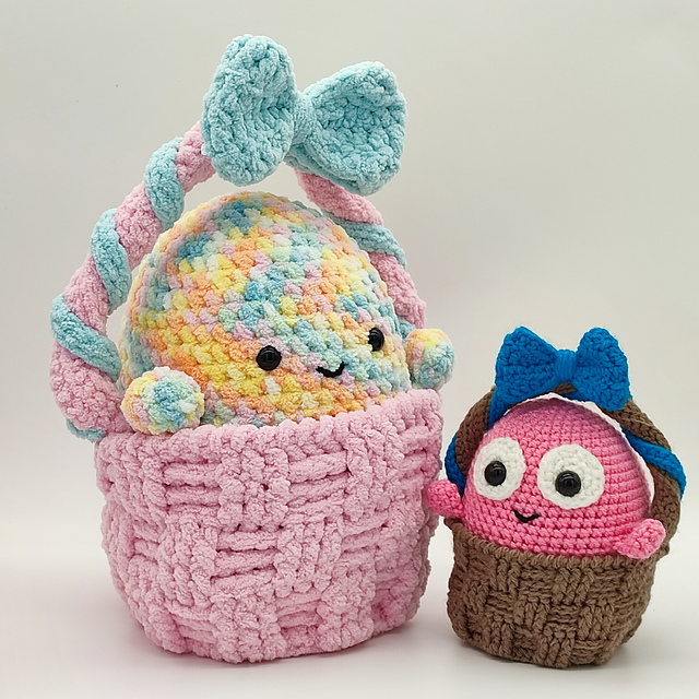 Ravelry Eggy Easter Egg Basket Pattern By DreamWeave Creations ravelry-eggy-easter-egg-basket-pattern-by-dreamweave-creations