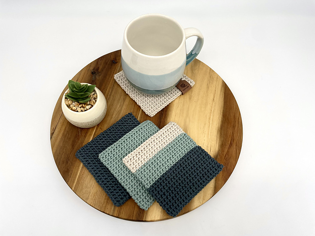 Simple Square Coasters
