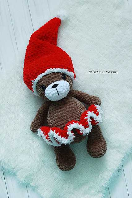 Plush Christmas bear