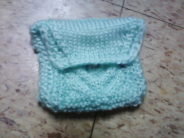 Cabled Coin Purse