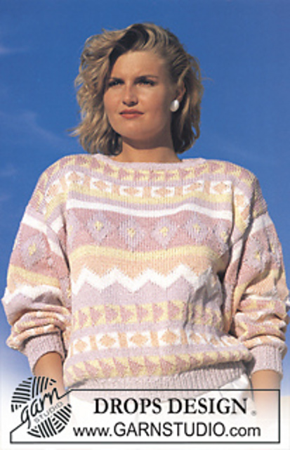 13-8 jumper with pattern borders