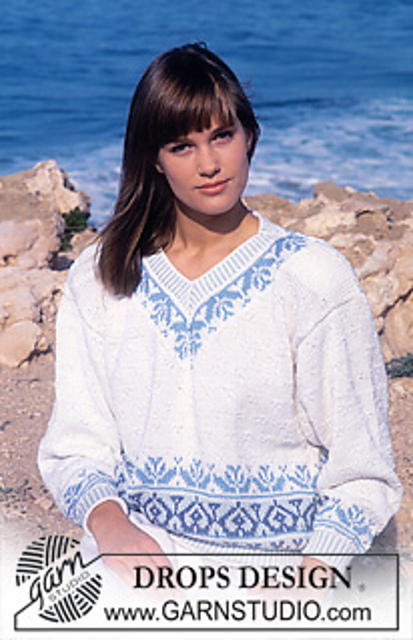 17-17 Jumper with pattern borders