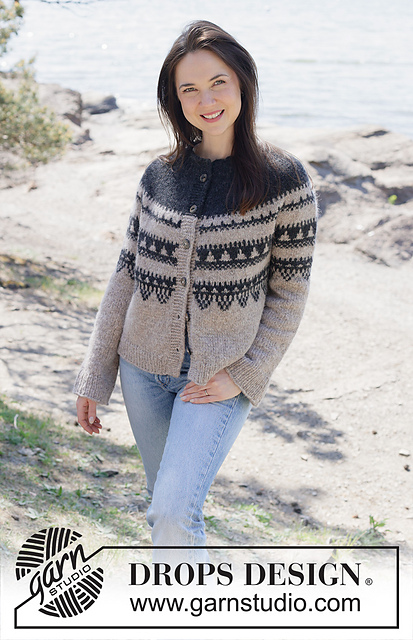 252-6 Moonlit Mountain Cardigan