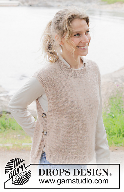 Ravelry: 255-9 Driftwood Vest pattern by DROPS design