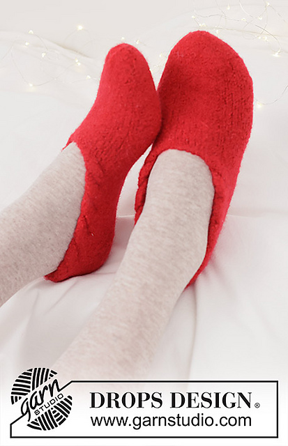 253-58 Scarlet Sleigh Slippers