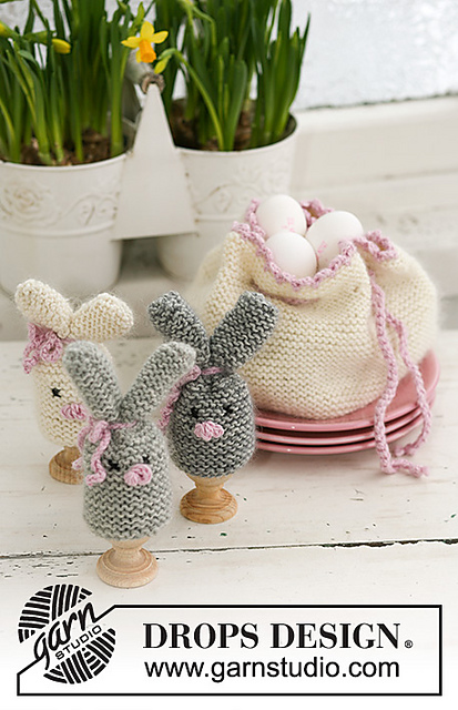 0-545 Cozy Bunnies egg basket