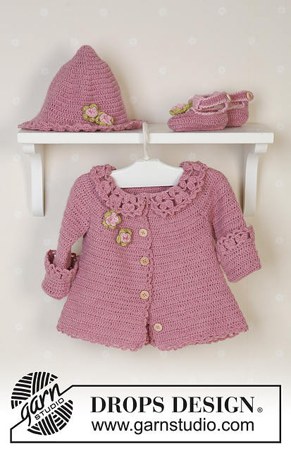 Ravelry patroon: b14-5 Little Miss Berry Cardigan