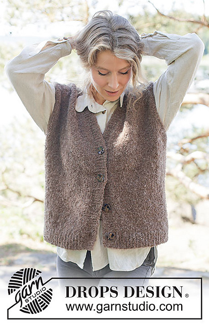 Ravelry: 262-34 Woodworker Vest pattern by DROPS design