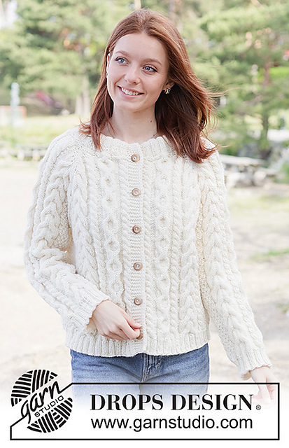 Ravelry: 262-11 Ireland Magic Cardigan pattern by DROPS design