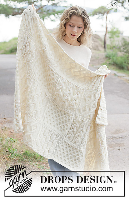 261-1  Aran Hug Blanket