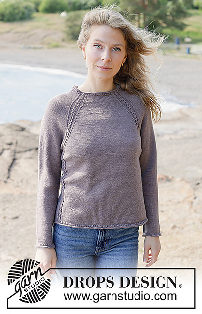 トップス rurumu: 2020AW mix pattern knit Ravelry: 262-20 Sunday Mist Sweater pattern by DROPS design