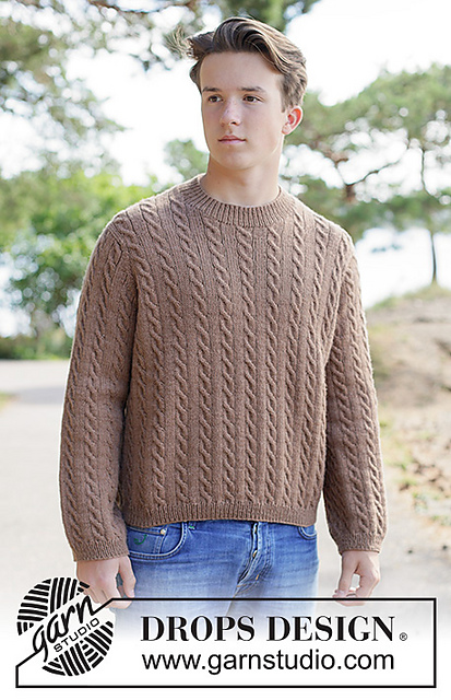 V12 ARM KNITメンズ Ravelry: 260-14 Walnut Dreams Sweater pattern by DROPS design