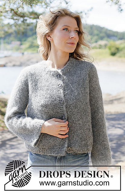 Ravelry: 263-32 Cloud Drift Cardigan pattern by DROPS design