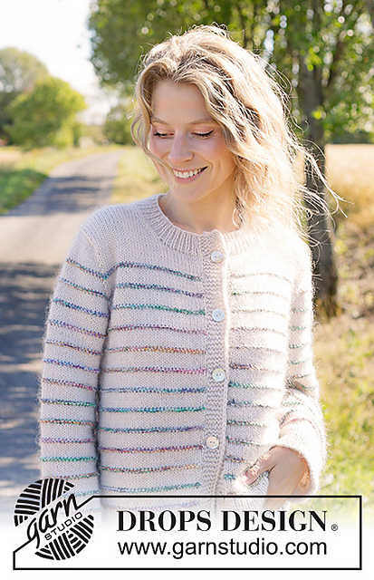 Ravelry: 266-6 Fairy Lights Cardigan pattern by DROPS design