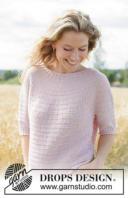 Ravelry: 267-31 Rose Cloud Sweater pattern by DROPS design