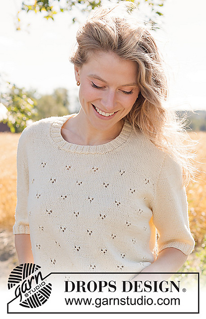 Ravelry: 268-16 Spring Dawn Top pattern by DROPS design