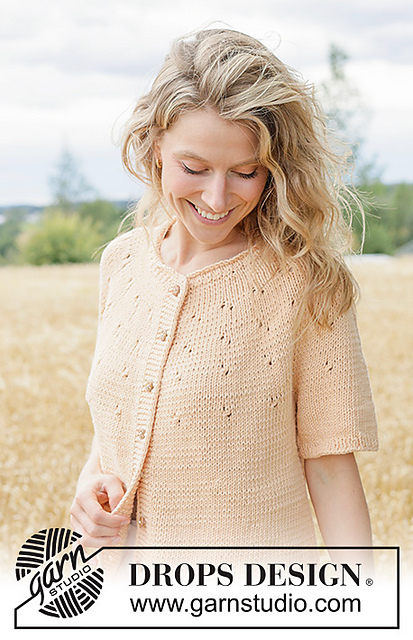 268-21 Peach Whisper Cardi