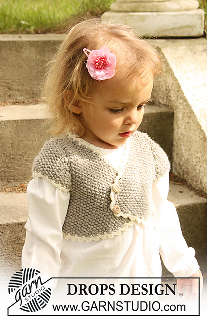0-683 Short jacket with short sleeve in seed st