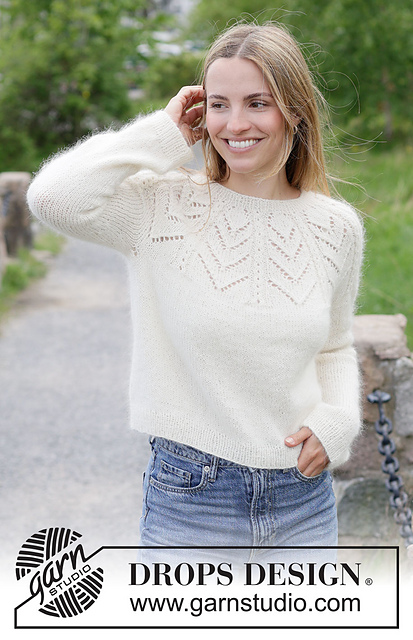 271-1 White Lotus Sweater