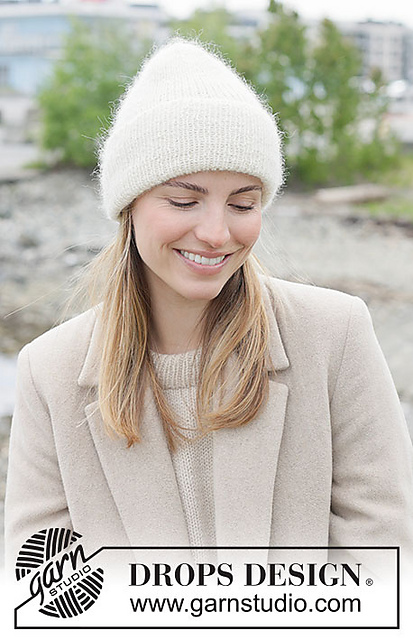Swedish Style Patterns Ravelry: 270-15 Polar Fold Hat pattern by DROPS design