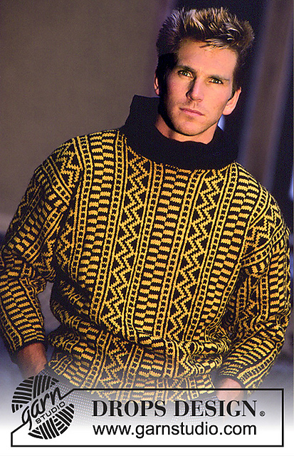 4-3 men’s jumper with pattern