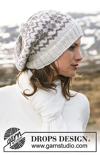 116-45 Basque hat with Norwegian pattern