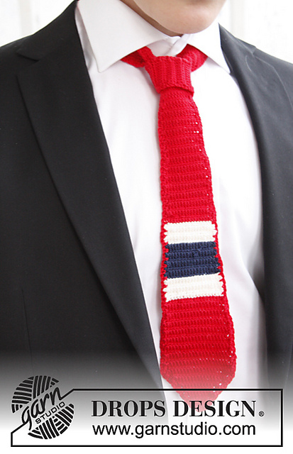 0-776 Crochet national tie