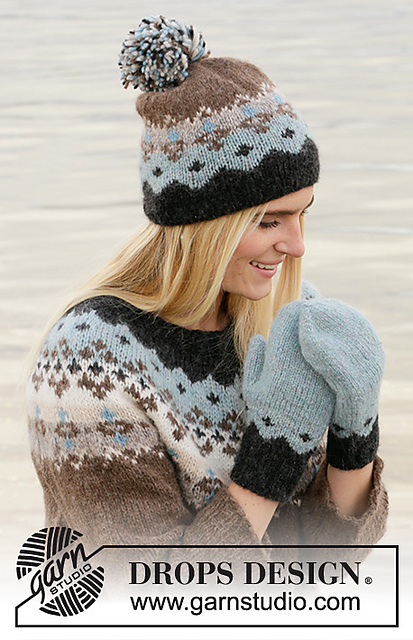 204-51 b Winter Fjords Set, Mittens