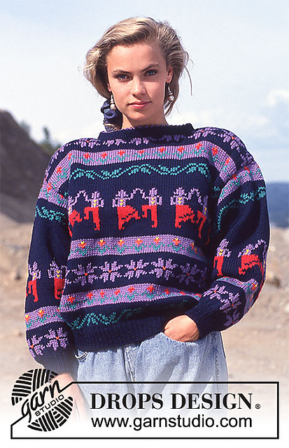 24-14 jumper with pattern borders