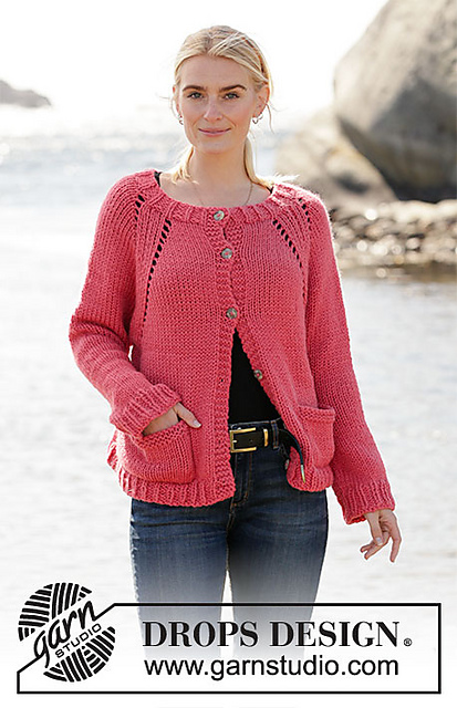 205-36  Frozen Cranberries Cardigan