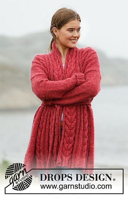 205-24 Winter Cardinal Cardigan