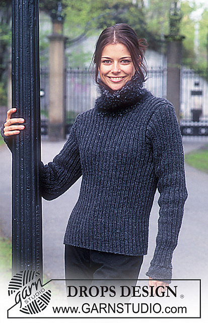 62-10 Ribbed sweater with collar