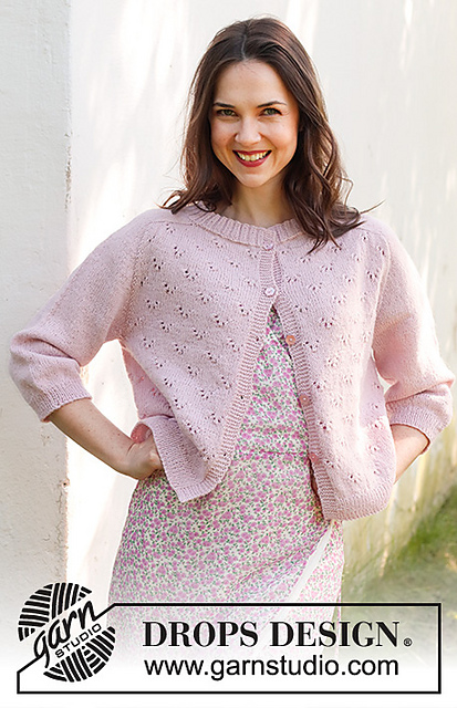 232-26 Pink Peony Cardigan