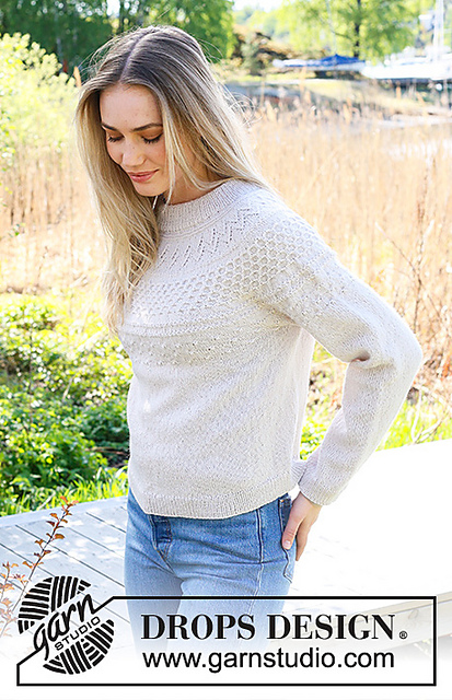 Ravelry: 236-2 Miss Summerbee Sweater pattern by DROPS design