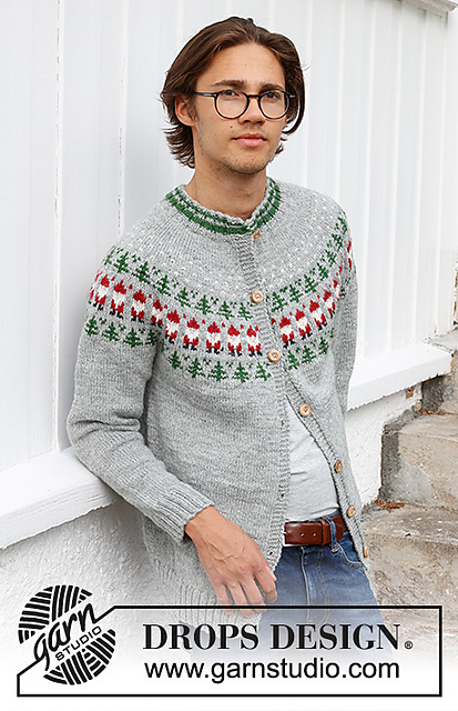 233-13  Christmas Time Cardigan