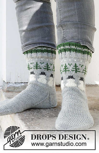 233-16 Snowman Time Socks
