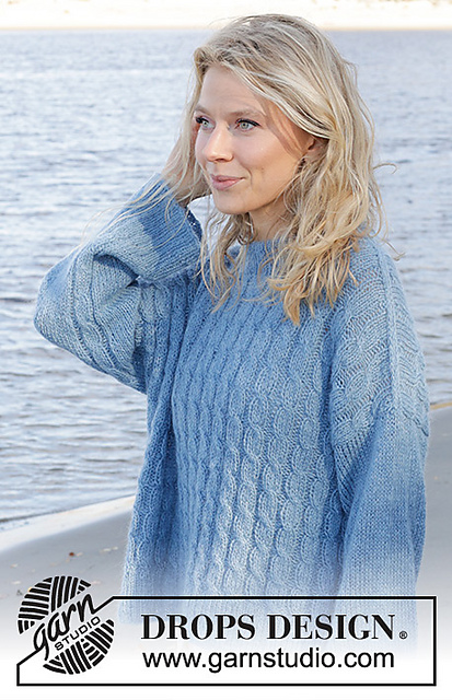 239-24 Bluebell Twist Sweater
