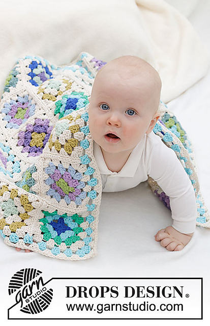 46-7 Garden Squares Blanket