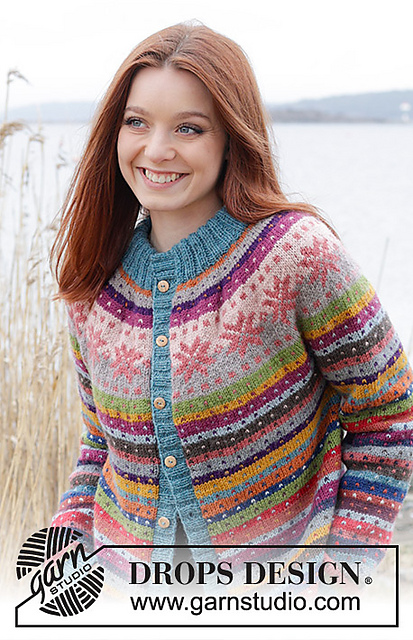 245-6 December Carnival Cardigan