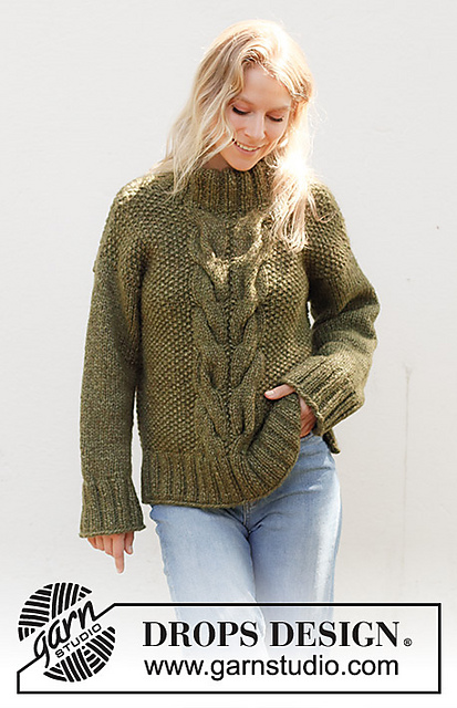 244-32 Moss Vine Sweater