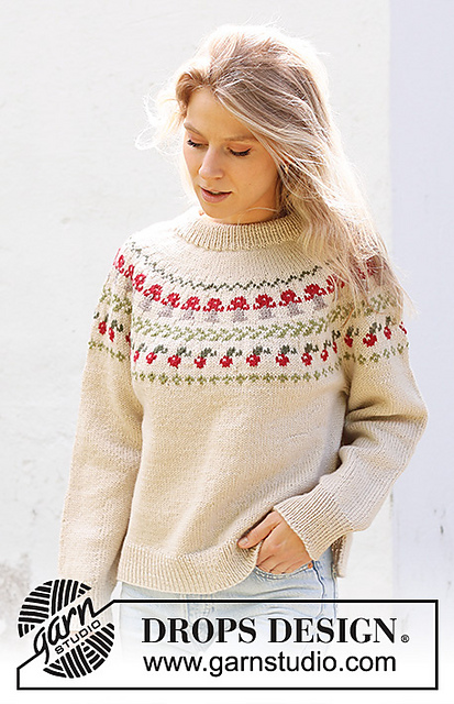 Ravelry: 245-11 Mushroom Season Sweater pattern by DROPS design