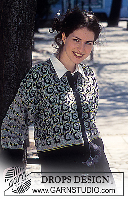 57-7 Cardigan with Vines