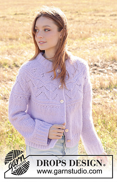 250-36 Lavender Harvest Cardigan