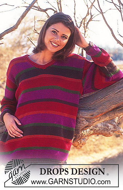 56-6 Sweater with stripes