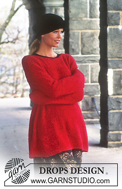53-5 Sweater with crew neck. Long or short model