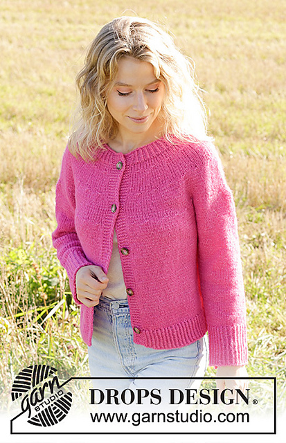 250-20 Bright Strawberry Cardigan