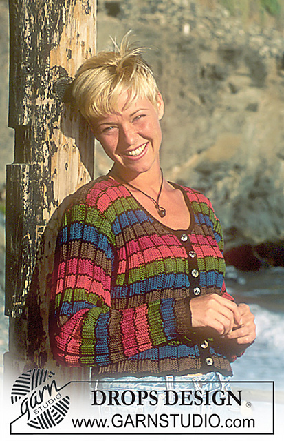 41-2 jacket with stripes in texture