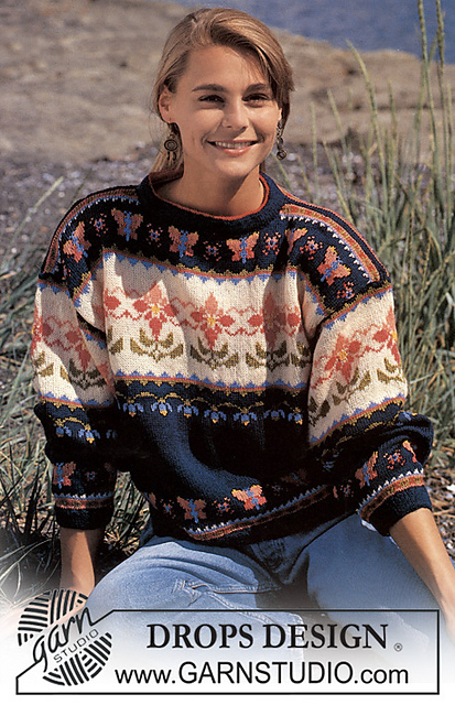 27-17 Sweater with butterflies